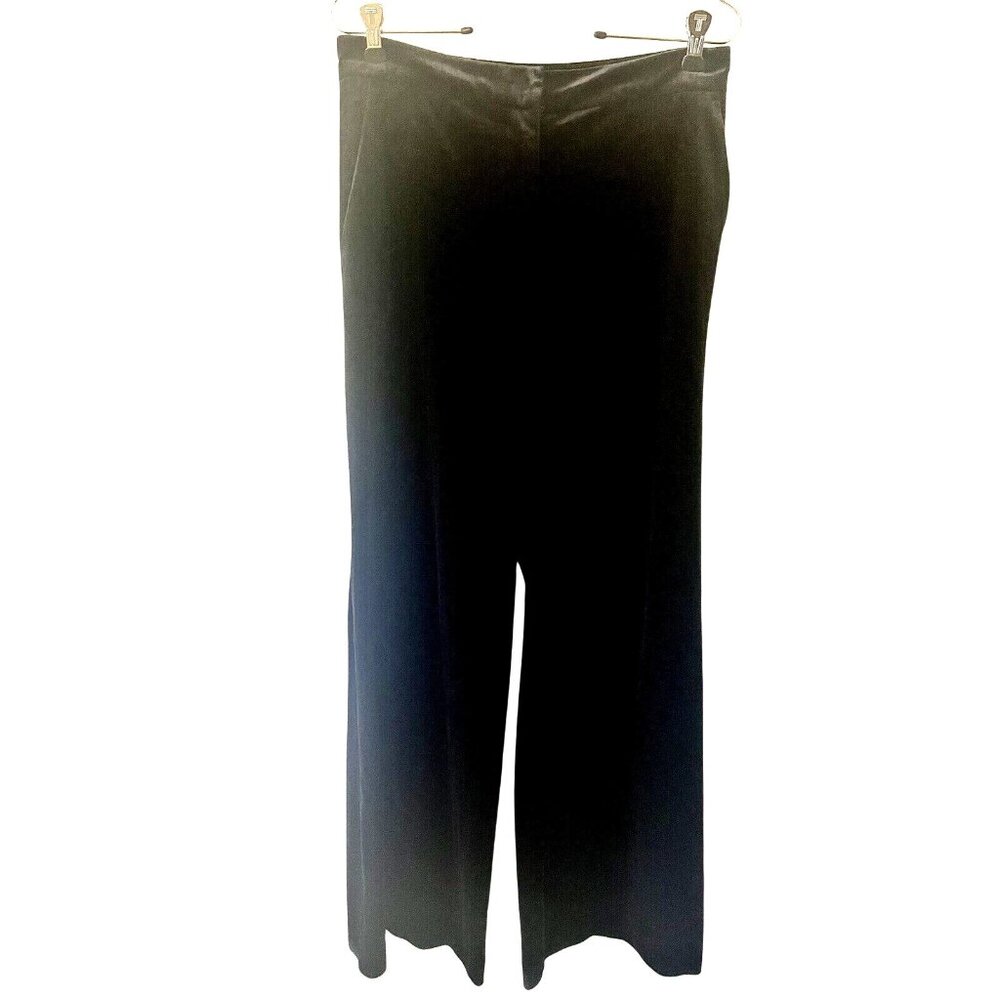 Velvet holiday H&M black  flare leg pants side pockets women’s 6 Goth